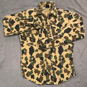 Prentiss Camouflage Button Up Long‎ Sleeve Shirt Men's Size Med. Outdoor Hunting